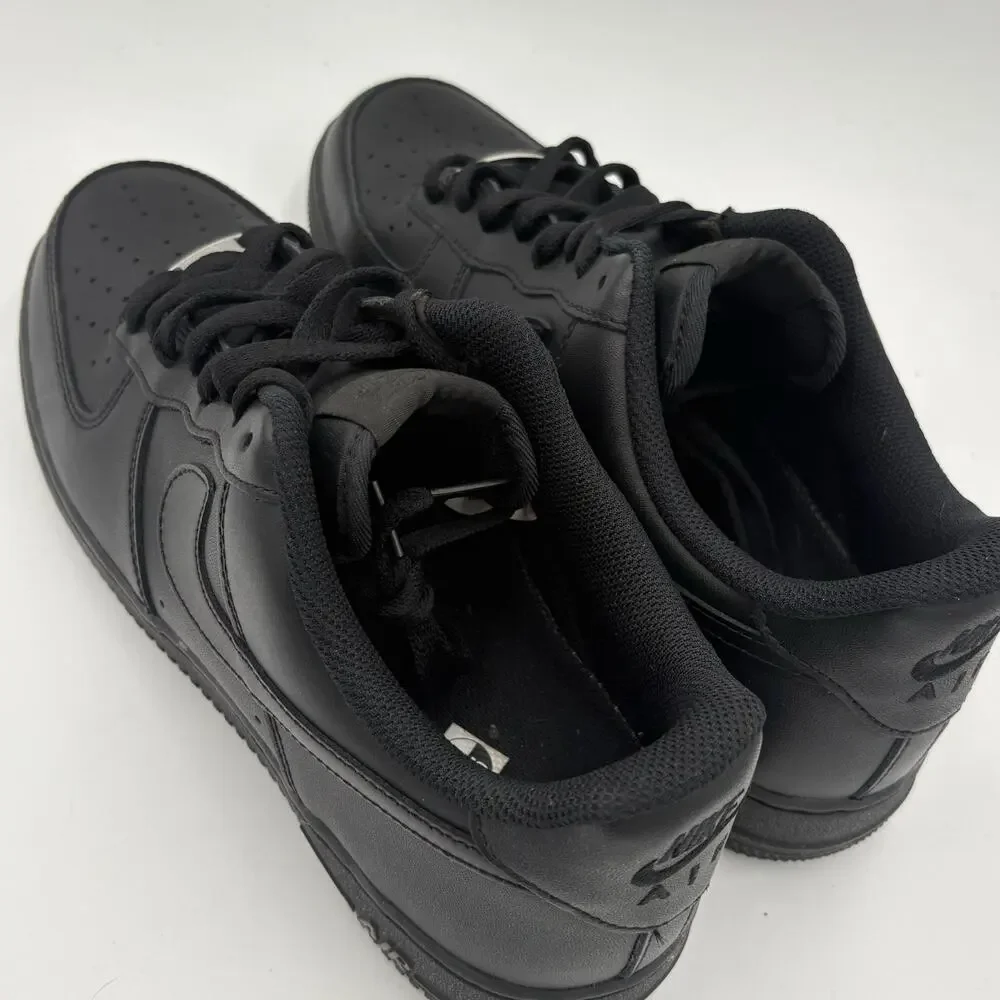 Nike Air Force 1 Low '07 Men’s Size 11.5 Low Top Black Sneakers CW2288-001 Used